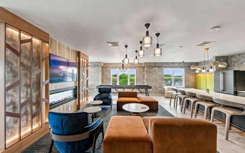 Resident Clubroom with room to meet and entertain
