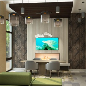 lobby with seating
