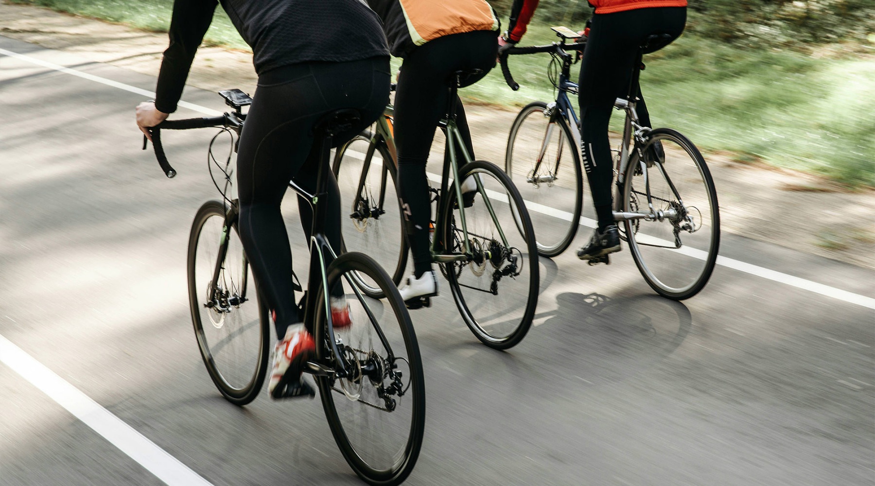 people on bicycles